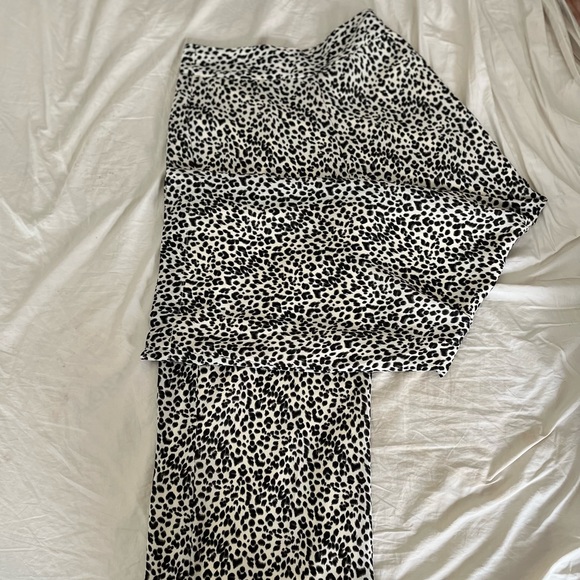 Patterned High-waisted Pants, size XS - Picture 3 of 5